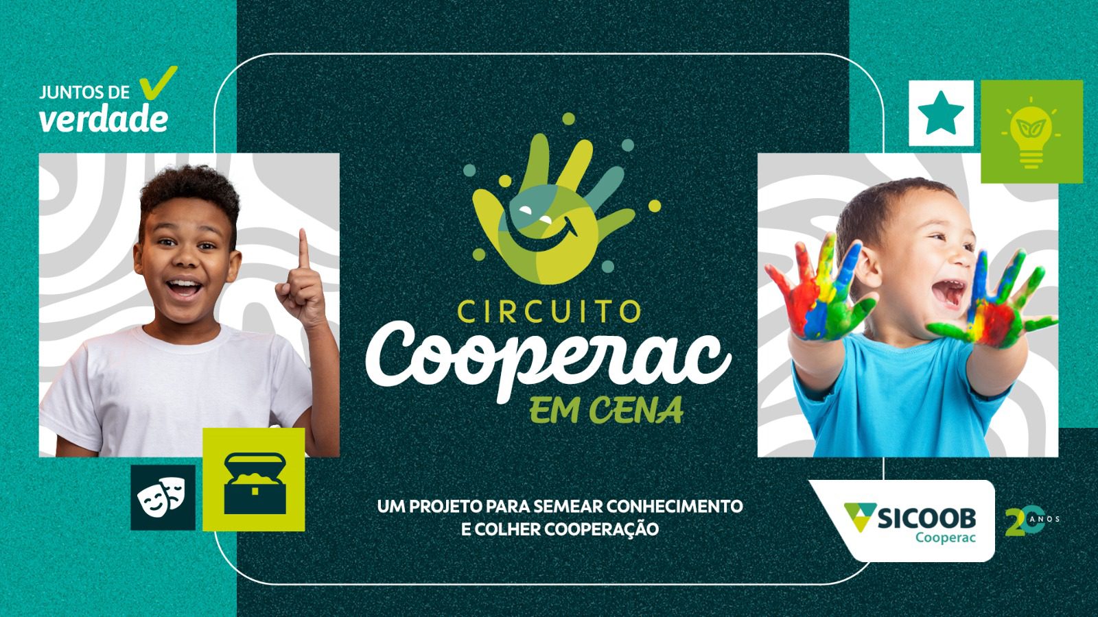 Circuito Cooperac em Cena Projeto leva apresentações teatrais gratuitas 2026