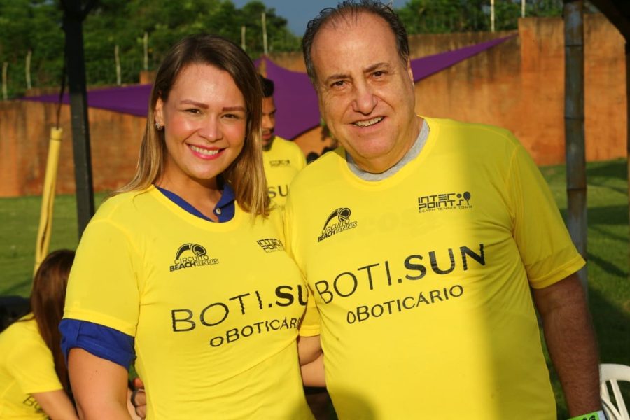 Thais Portella e Amir Calil Dib