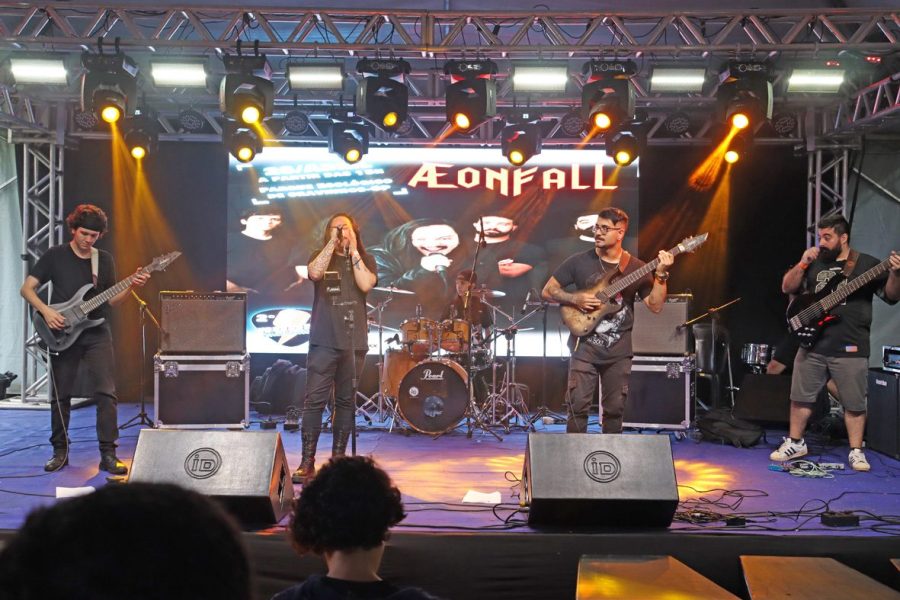 Banda Aeonfall. (Divulgação)