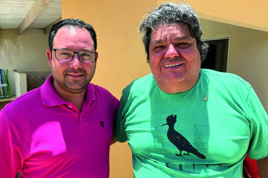 Alcides Diniz dos Santos e Marco Portella