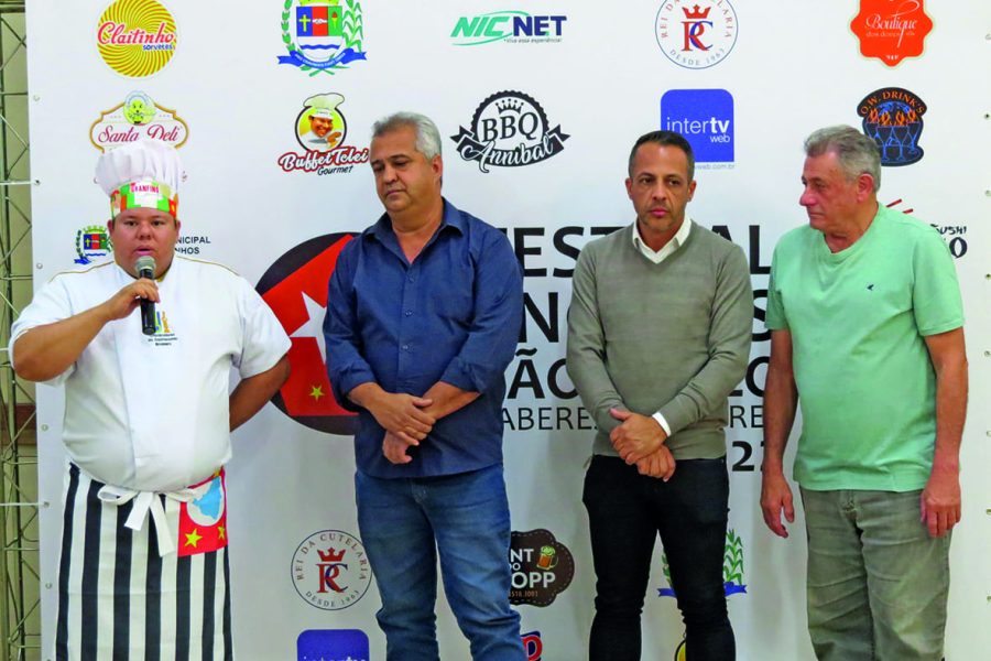 – Autoridades municipais se fizeram presentes no Festival Enchefs de Gastronomia