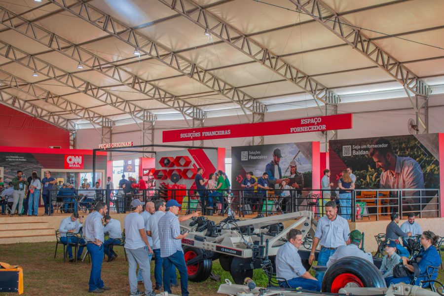 BP One atuou da criação à operação no estande da Baldan durante à Agrishow. (Divulgação)