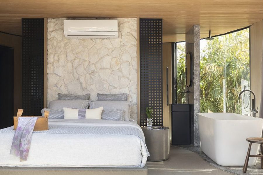 O “Casulo”, de Ângela Dorascenzi, Emerson Araújo e Fernanda Lucca, foi desenvolvido por meio de construção modular. (Foto: Carolina Mossin)