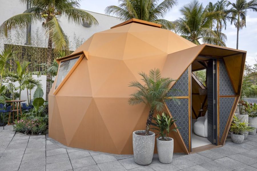 O "Domo Refúgio Máxima Gourmet”, assinado pela arquiteta Taiza Moiteiro, é uma das atrações da CASACOR Ribeirão Preto. (Foto: Keniche)