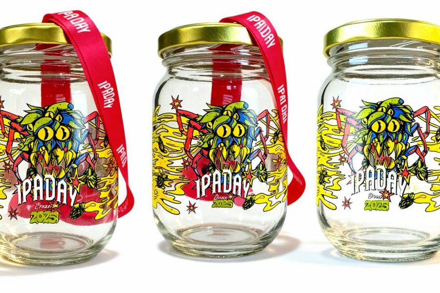 Copo colecionavel do evento é assinado pela cervejaria Dude, de Caxias do Sul (RS). (Divulgação)