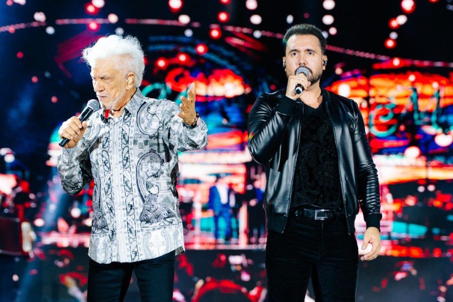 A dupla Matogrosso & Mathias celebrou 50 anos de carreira no palco do RRM. (Foto: @timedefoto)