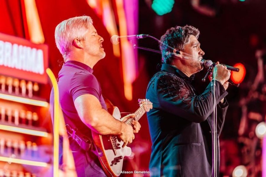 Dupla Victor e Leo encerra programação do dia 22 do Palco Estádio. (Foto: Alisson Demetrio)