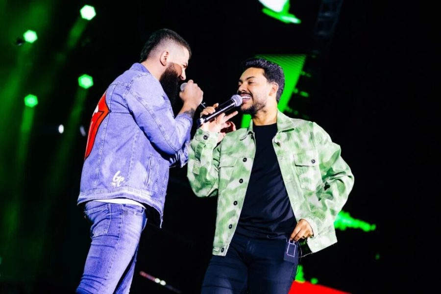 Ícaro & Gilmar trouxeram hits como “Despedida” e “Voltável”. (Foto: @timedefoto)