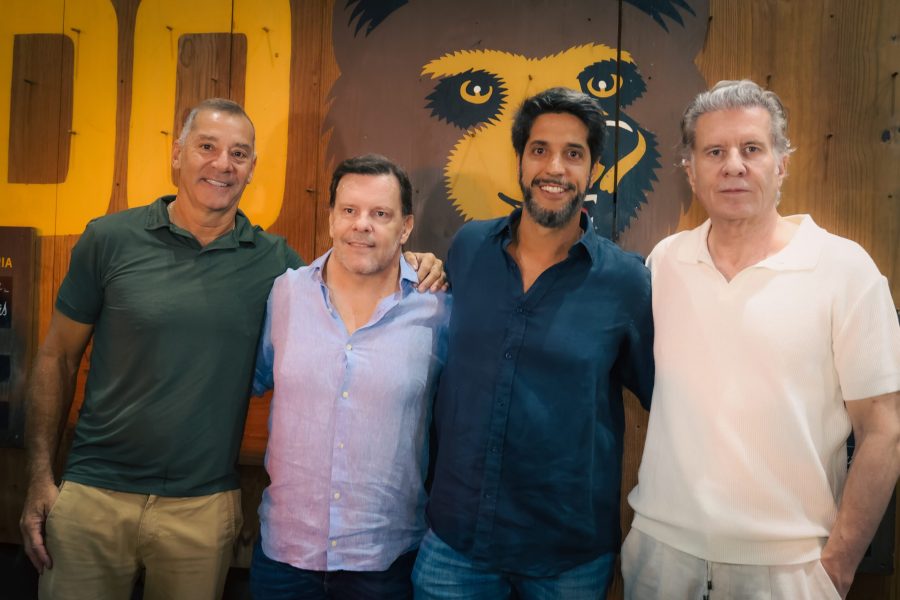 Leandro Sallowicz, Marcelo Cabu, Fernando Gordon e Ronaldo Camelo: sócios do Grupo São Bento. (Foto: Rafael Cautela)